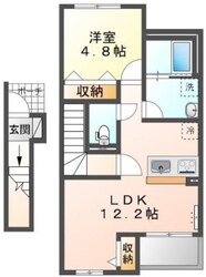 アンサンブルAの物件間取画像